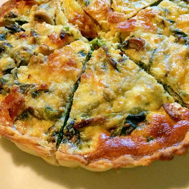 ほうれん草とベーコンのキッシュ レシピ 作り方 By きのこのみみ 楽天レシピ ほうれん草とベーコンのキッシュ レシピ 作り方 By きのこのみみ 楽天レシピ